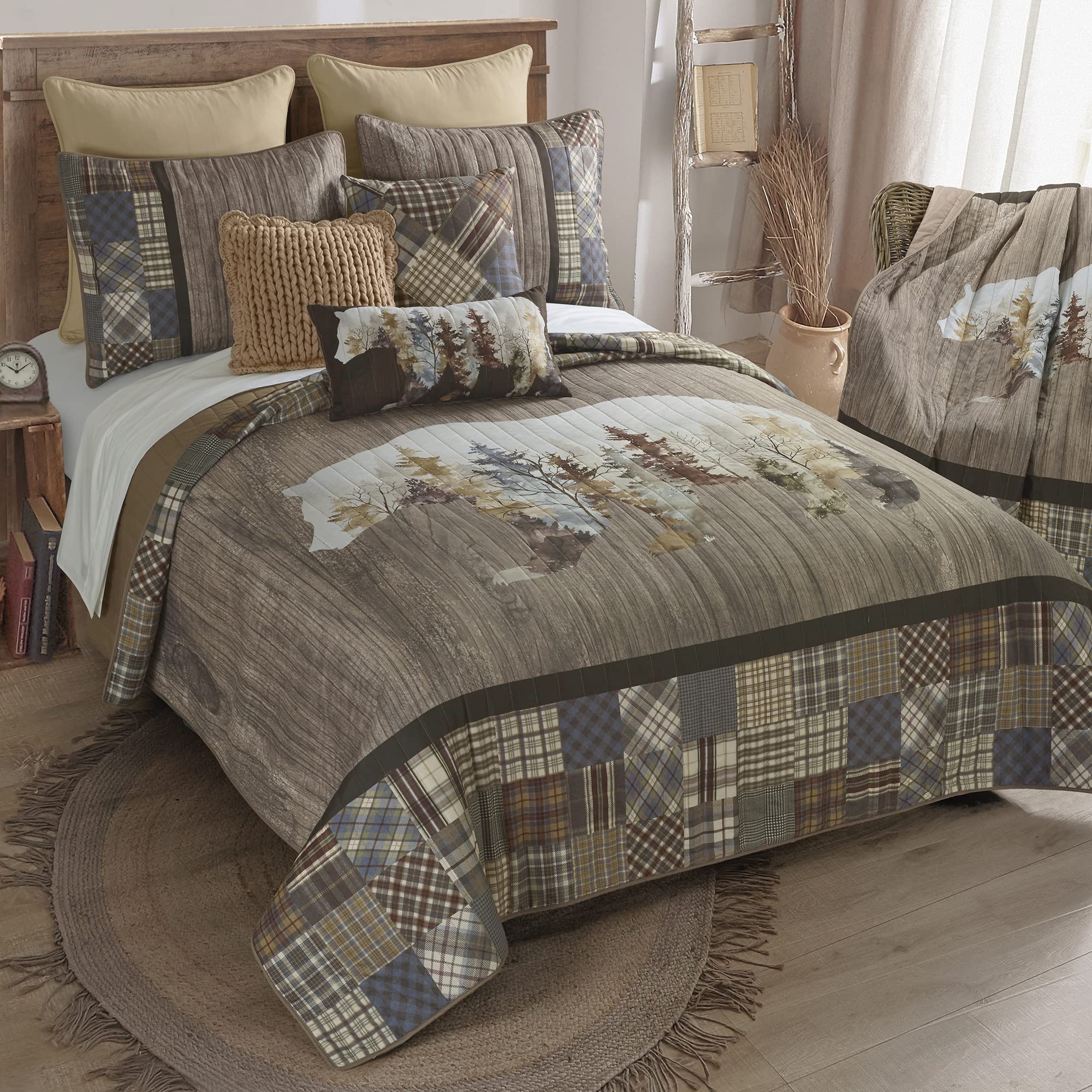 アウトレット クイーンサイズ キルトセット Amazon｜YAYIDAY コットン